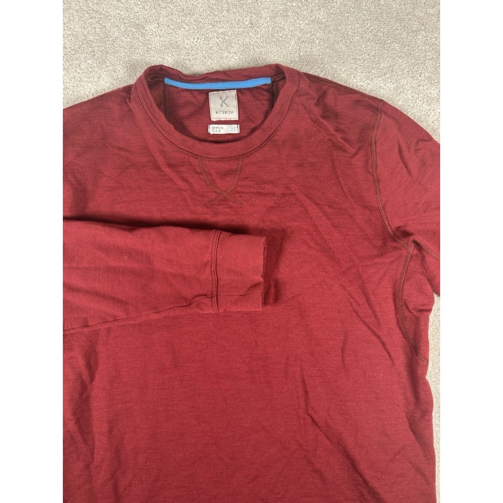 Kitsbow Graham Hills Merino Wool Blend Sweater Burgundy - Women's‎ Medium USA